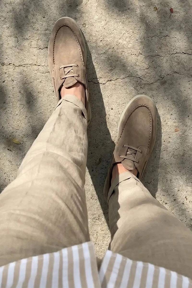 Boat Shoes Taupe