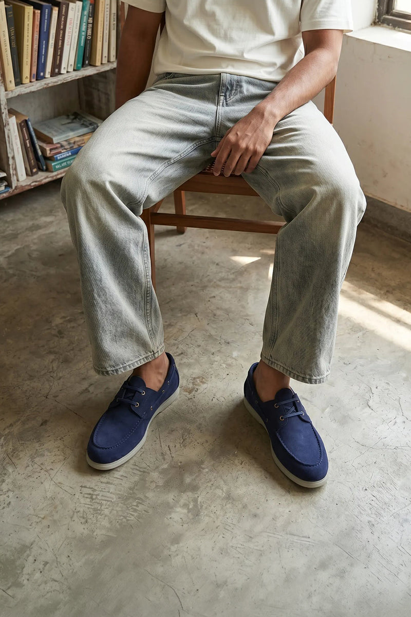 Boat Shoes Deep Blue