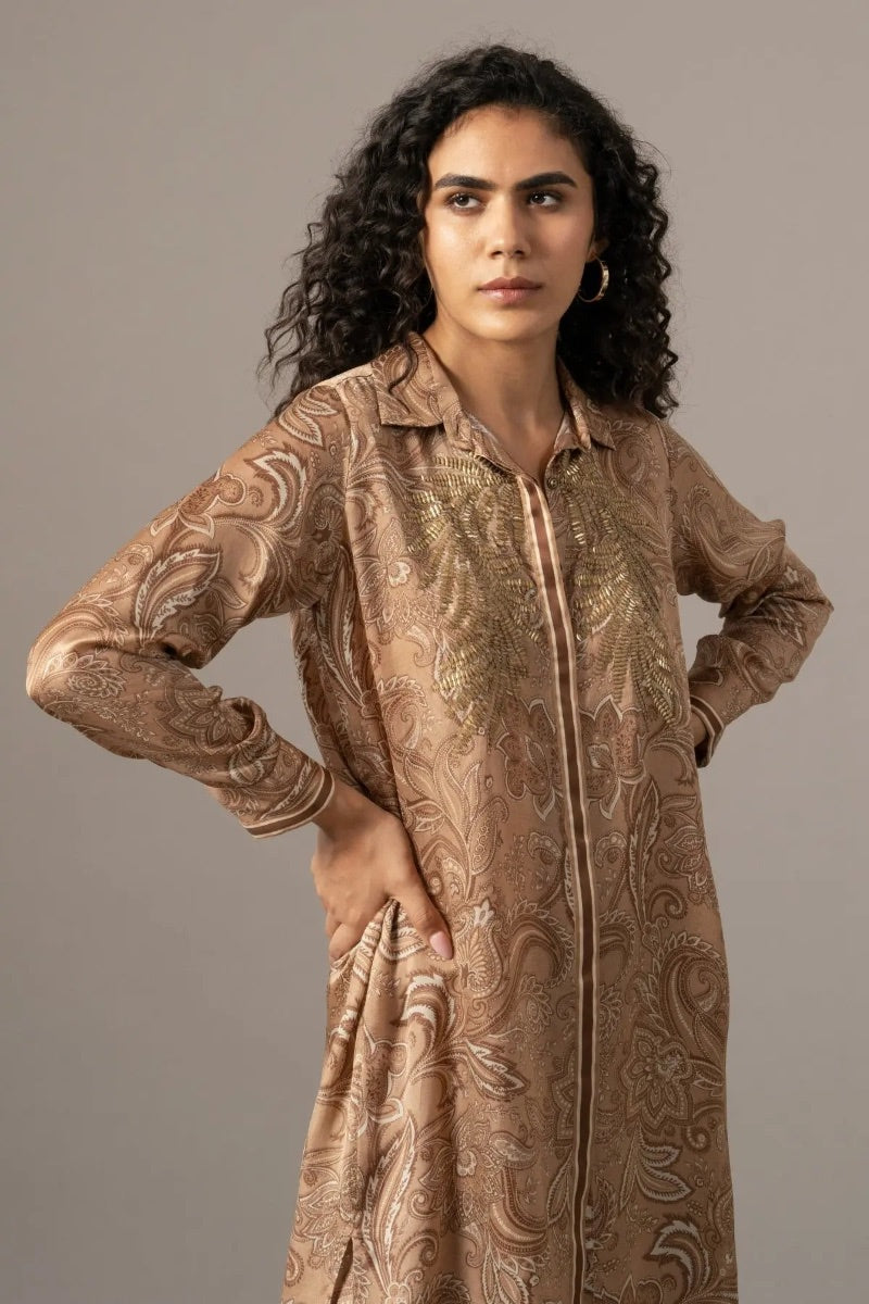 PANT SHIRT MOCHA
