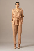 PANT SHIRT SLIP MOCHA