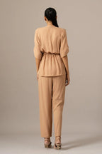 PANT SHIRT SLIP MOCHA