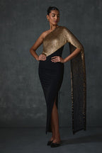 GOWN BLACK