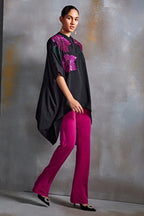 TUNIC  BLACK IVORY
