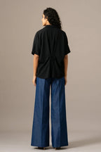 TOP DENIM BLACK