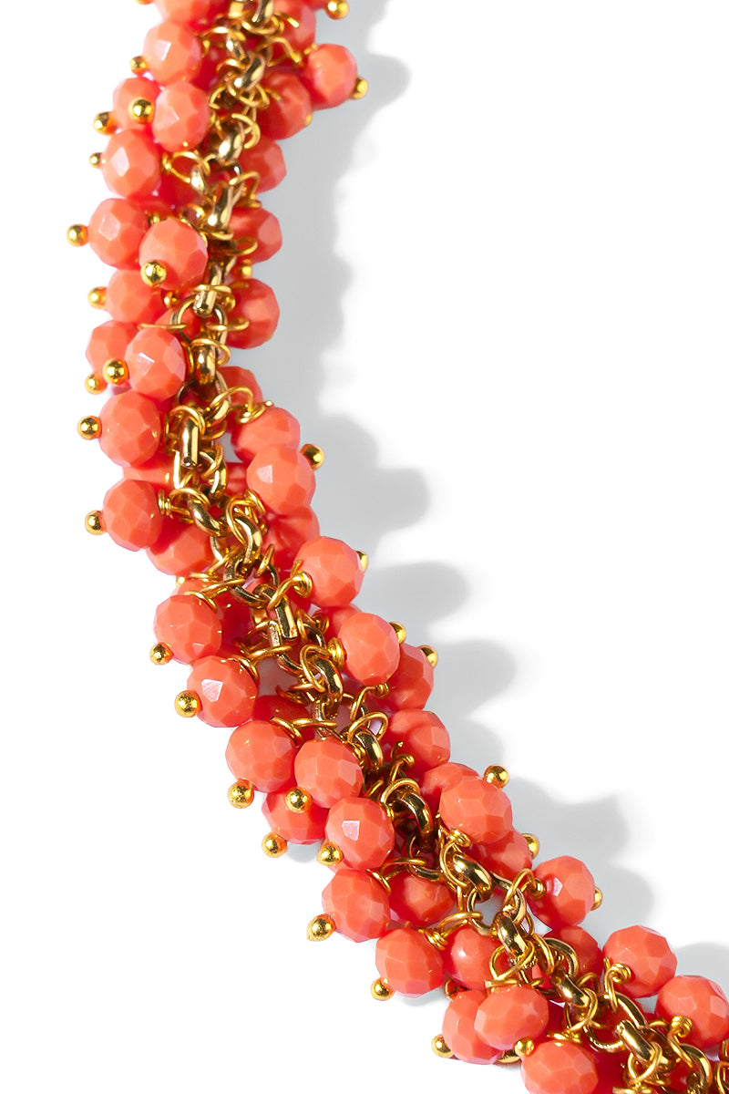 Necklace Turquoise Coral Powder Blue
