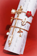 BRACELET RED PEARL
