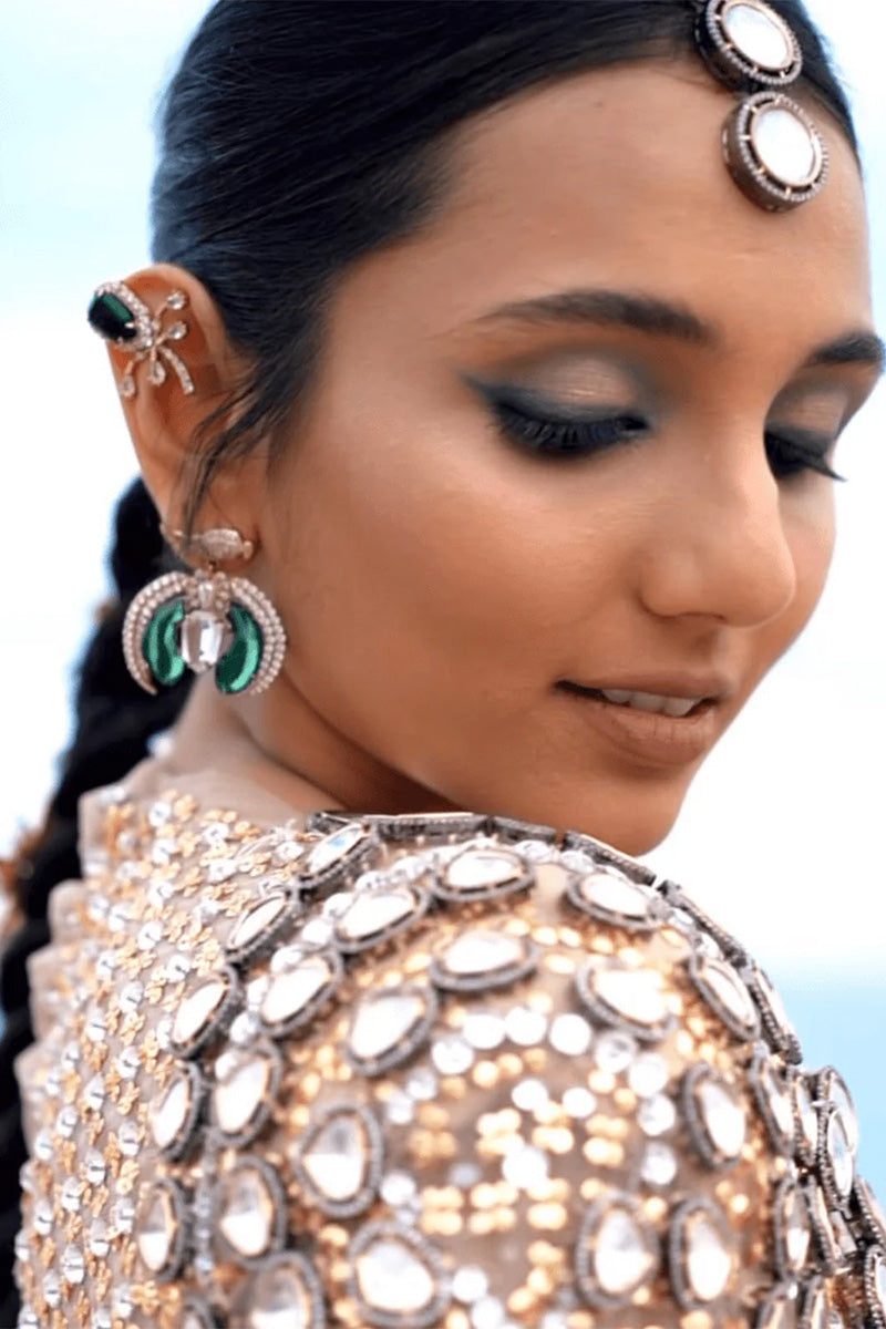 EARRING GREEN