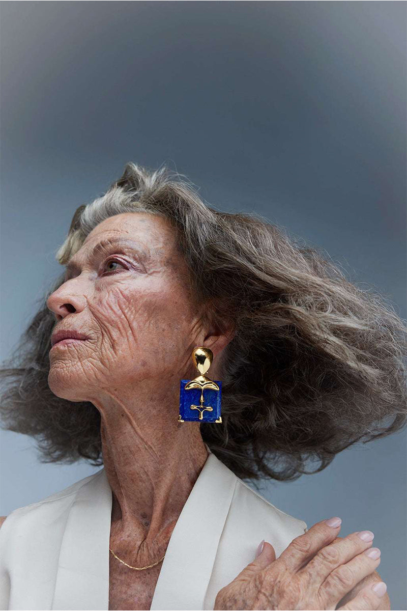 EARRING BLUE