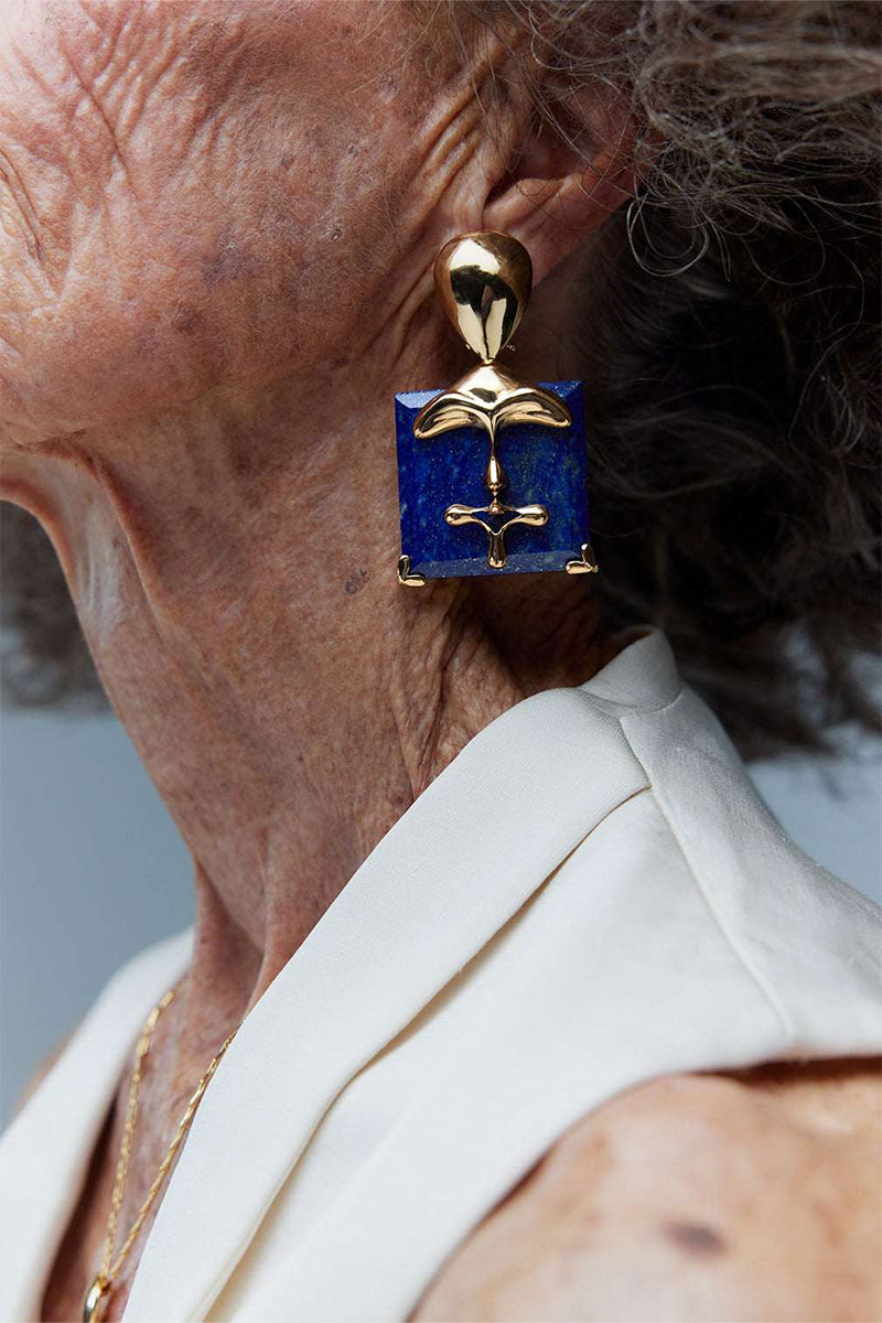 EARRING BLUE