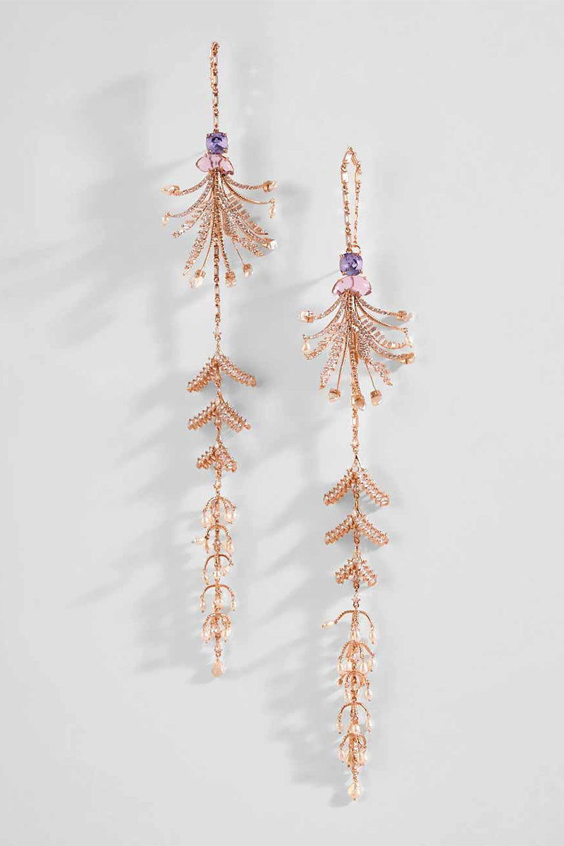 EARRING LILAC