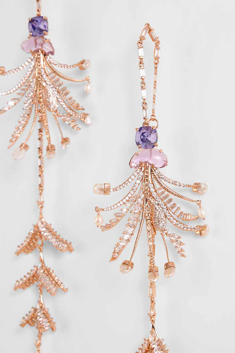 EARRING LILAC