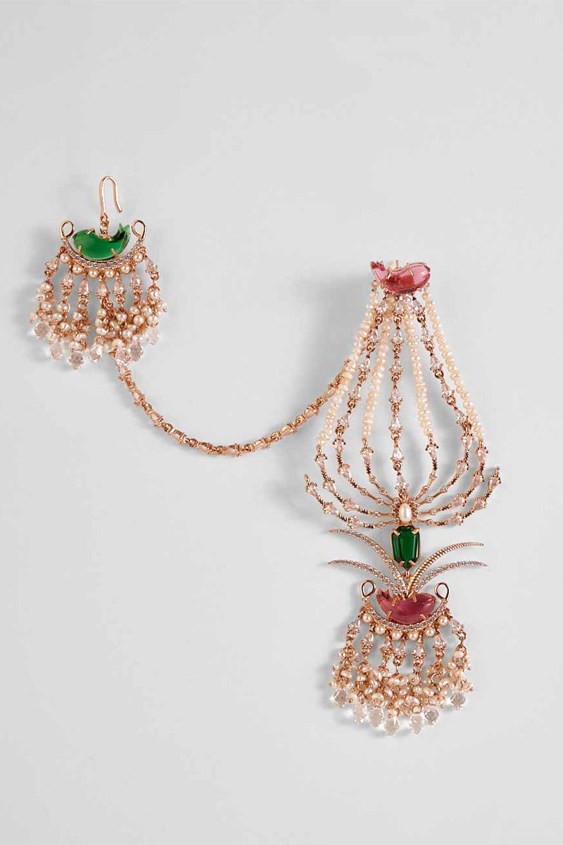 EARRING RED GREEN