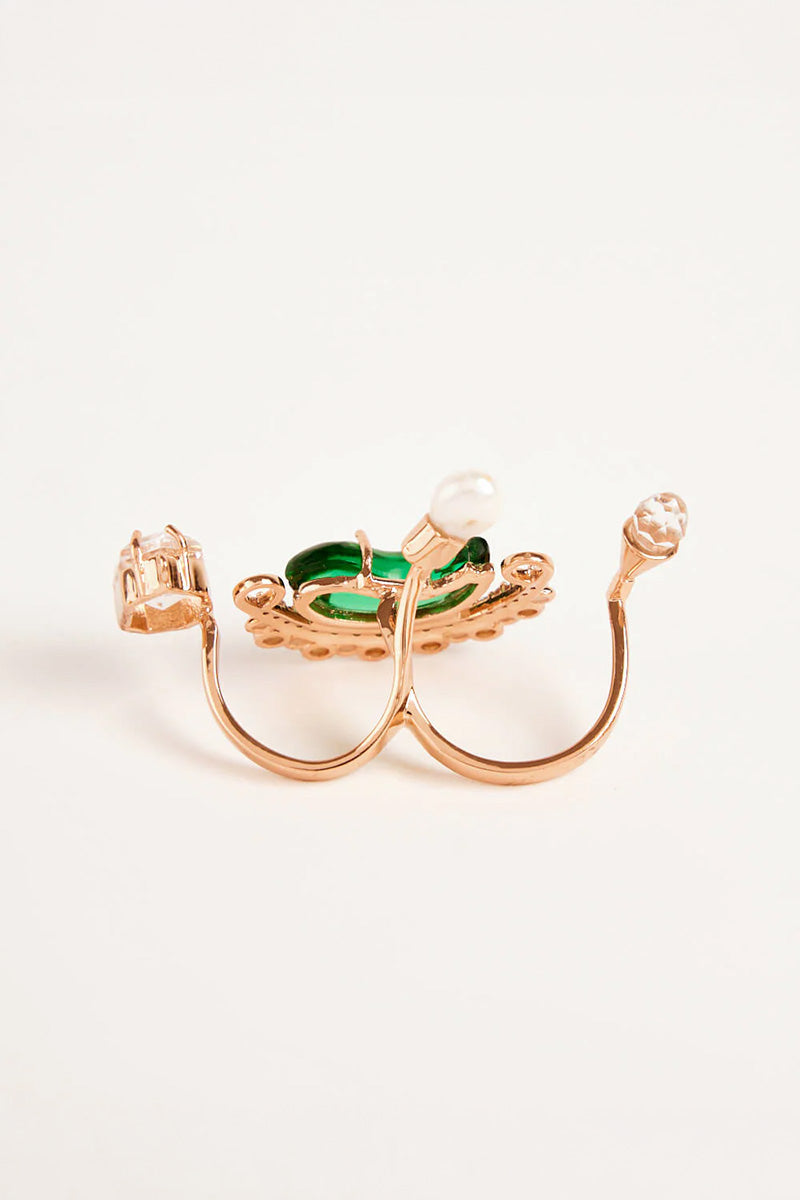 DOUBLE FINGERRING GREEN