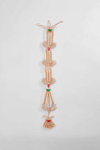 HAIR ACCESSORY RED GREEN PEARL