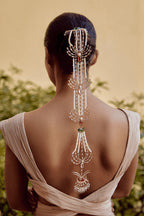 HAIR ACCESSORY RED GREEN PEARL
