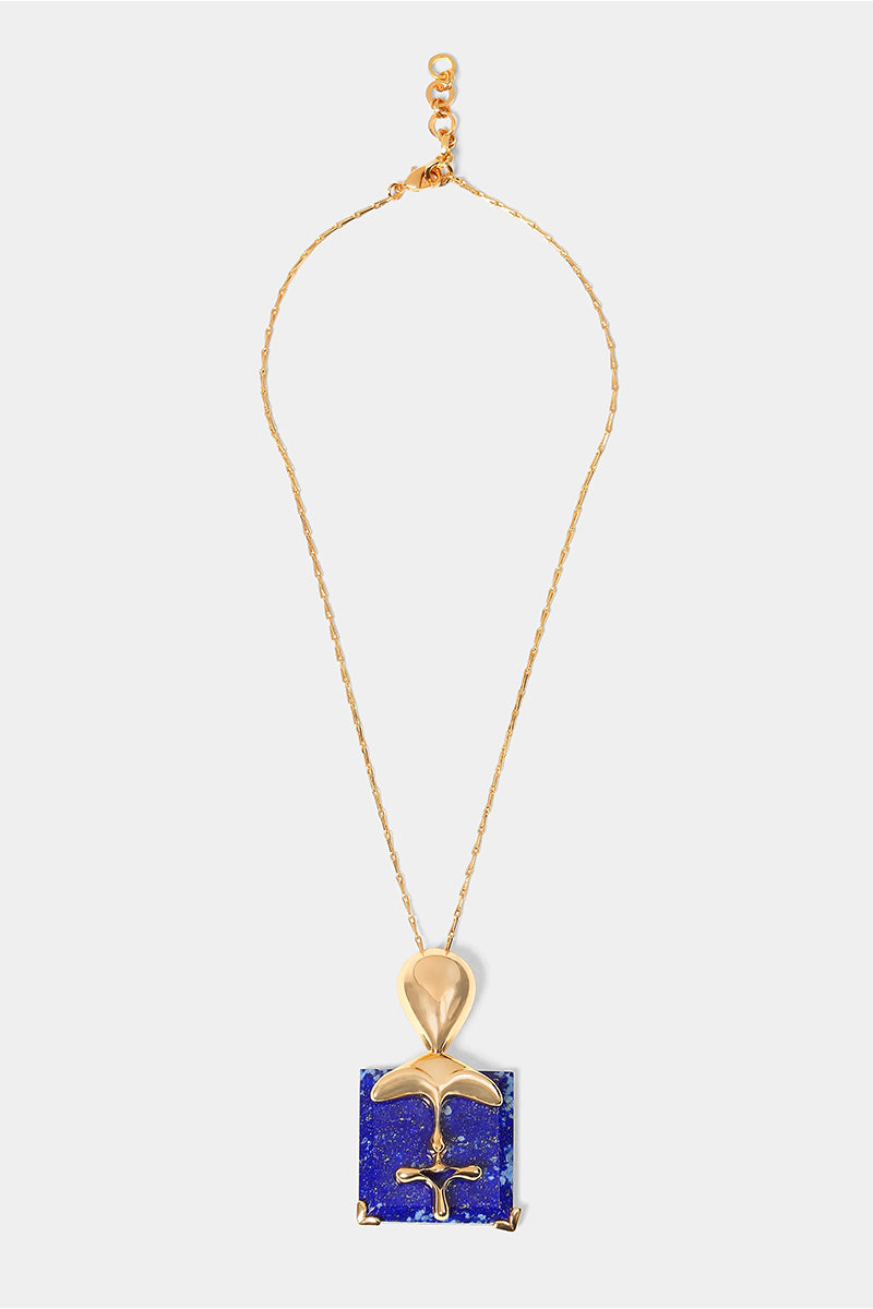 NECKLACE COBALT BLUE