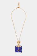 NECKLACE COBALT BLUE