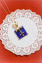 NECKLACE COBALT BLUE