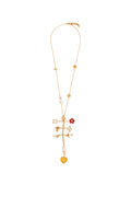 NECKLACE RED PEARL