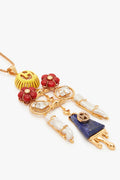 NECKLACE RED PEARL