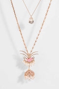 NECKLACE RED PEARL