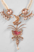 NECKLACE RED PEARL