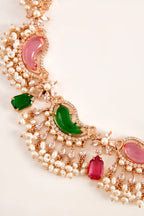 NECKLACE RED GREEN