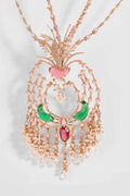 NECKLACE RED GREEN
