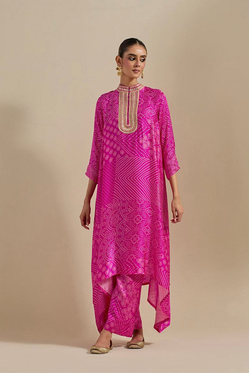 KAFTAN PANT SURKH LAL GULABI GULAAL