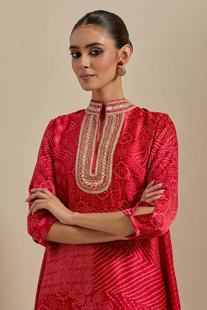 KAFTAN PANT SURKH LAL GULABI GULAAL