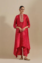 KAFTAN PANT SURKH LAL GULABI GULAAL