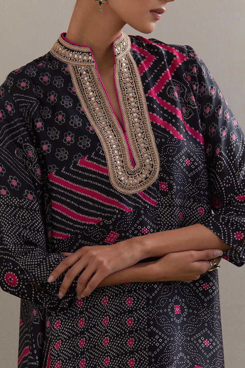 KAFTAN PANT SAGE GREEN BLACK