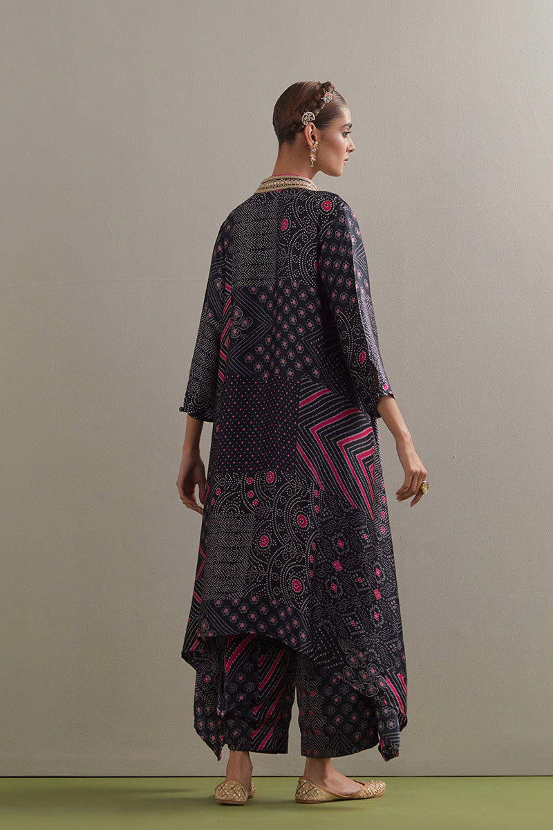 KAFTAN PANT SAGE GREEN BLACK