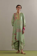 KAFTAN PANT SAGE GREEN BLACK