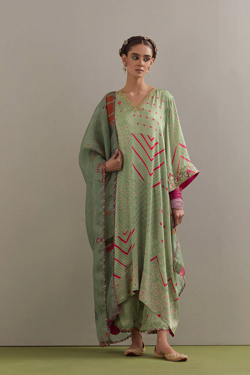 KURTA PANT DUPATTA PINK