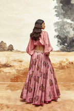 CROPTOP SKIRT DUSKY PINK