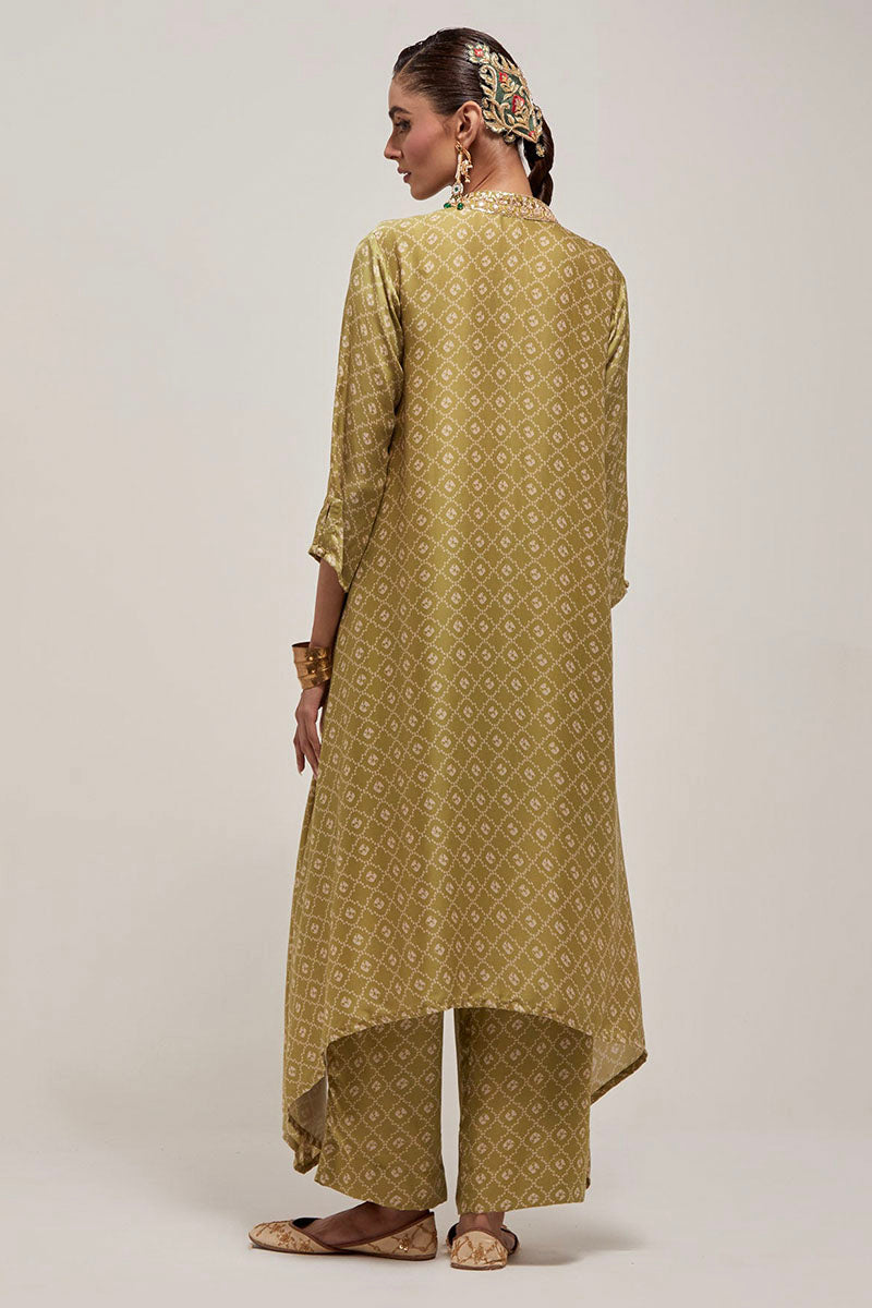 KURTA PANT DRY GREEN