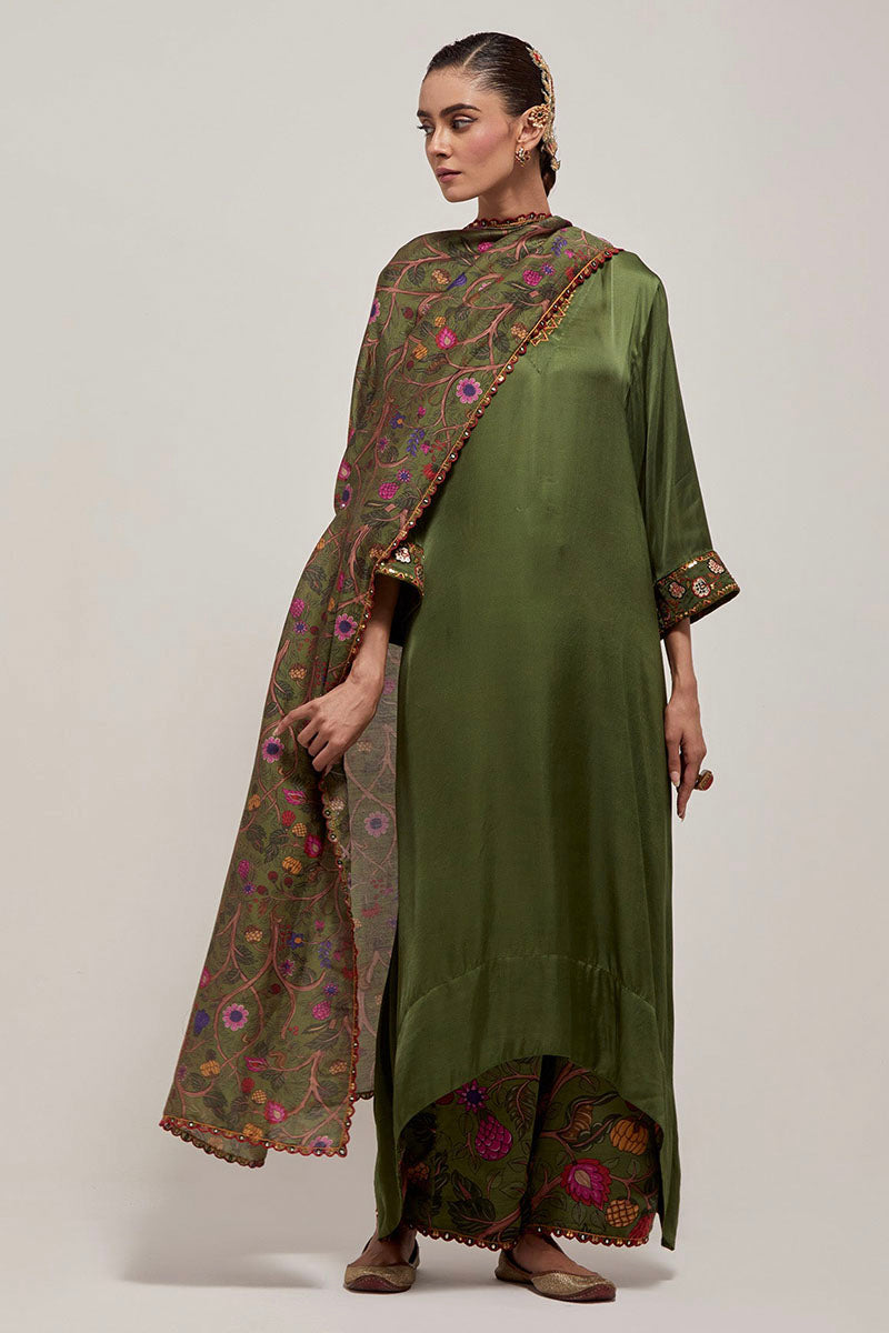 KURTA PANT DUPATTA KACHA AAM