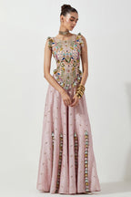 Sharara Blouse Onion Pink