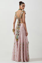 Sharara Blouse Onion Pink