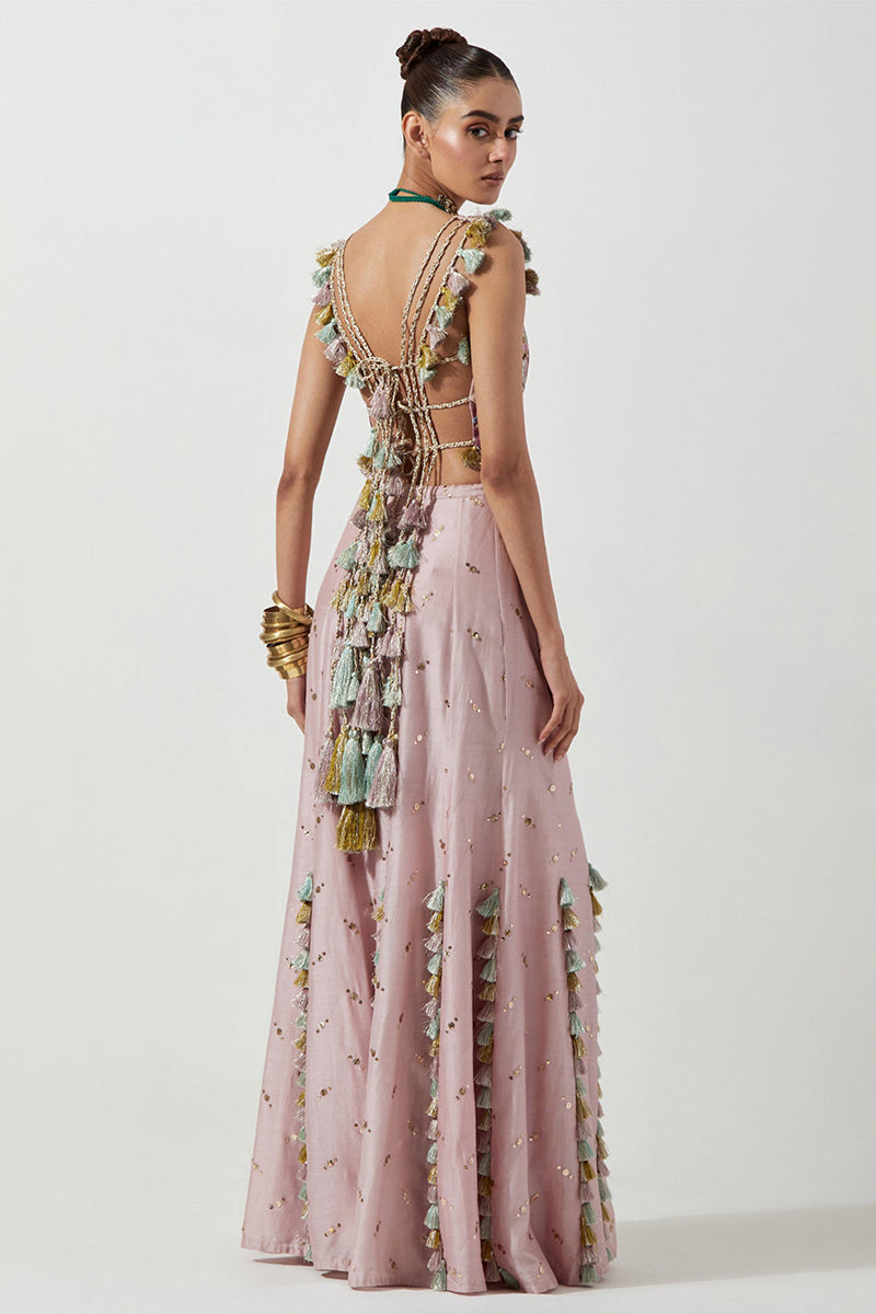 Sharara Blouse Onion Pink