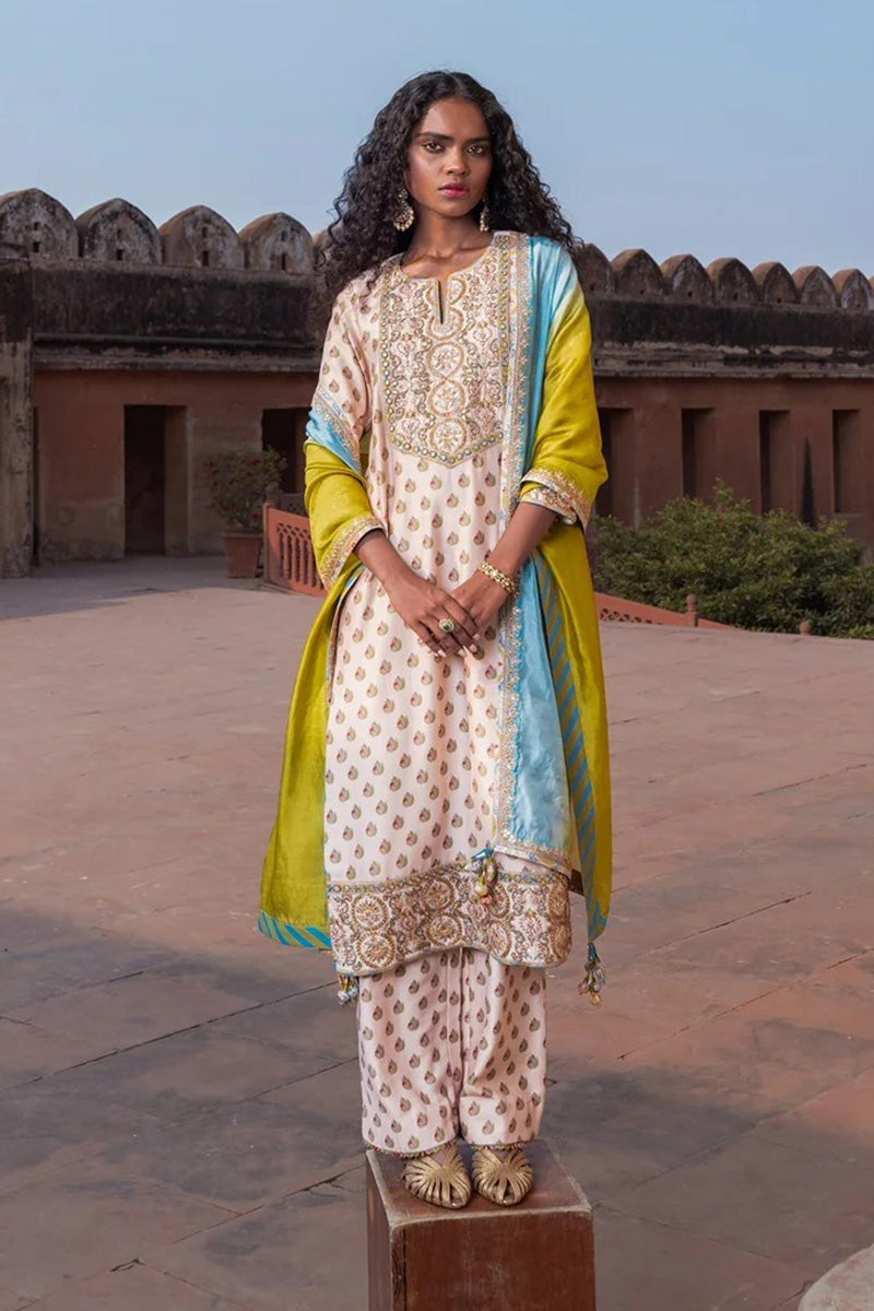 Kurta pant Dupatta Buttercup