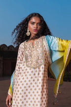 Kurta pant Dupatta Buttercup
