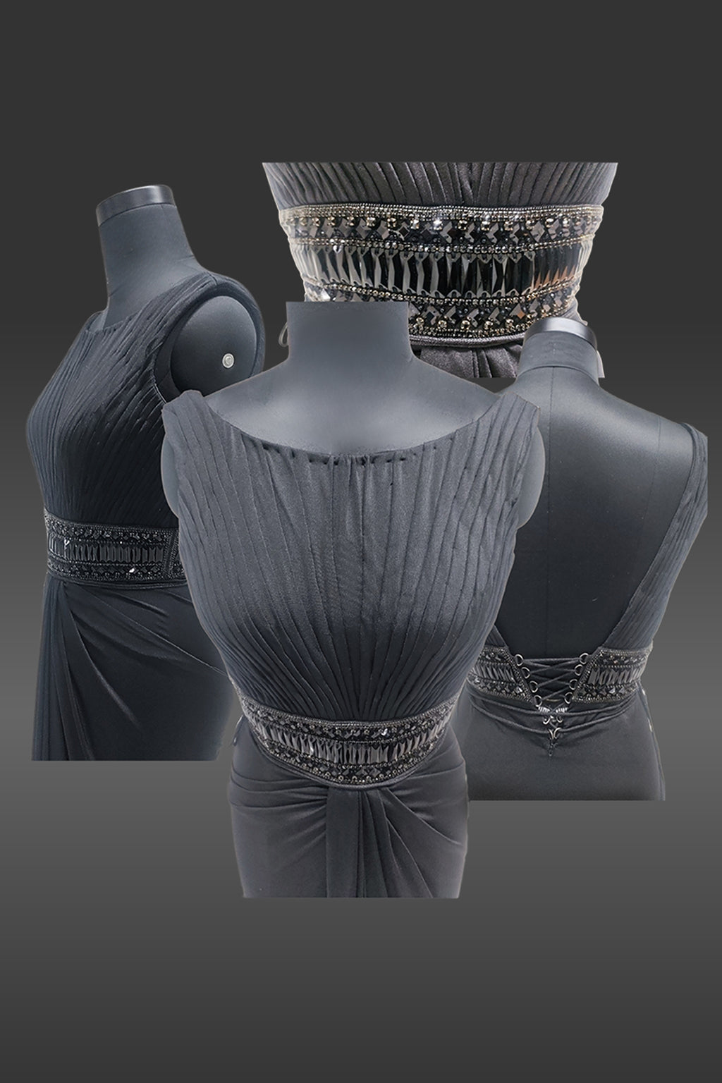 GOWN BLACK