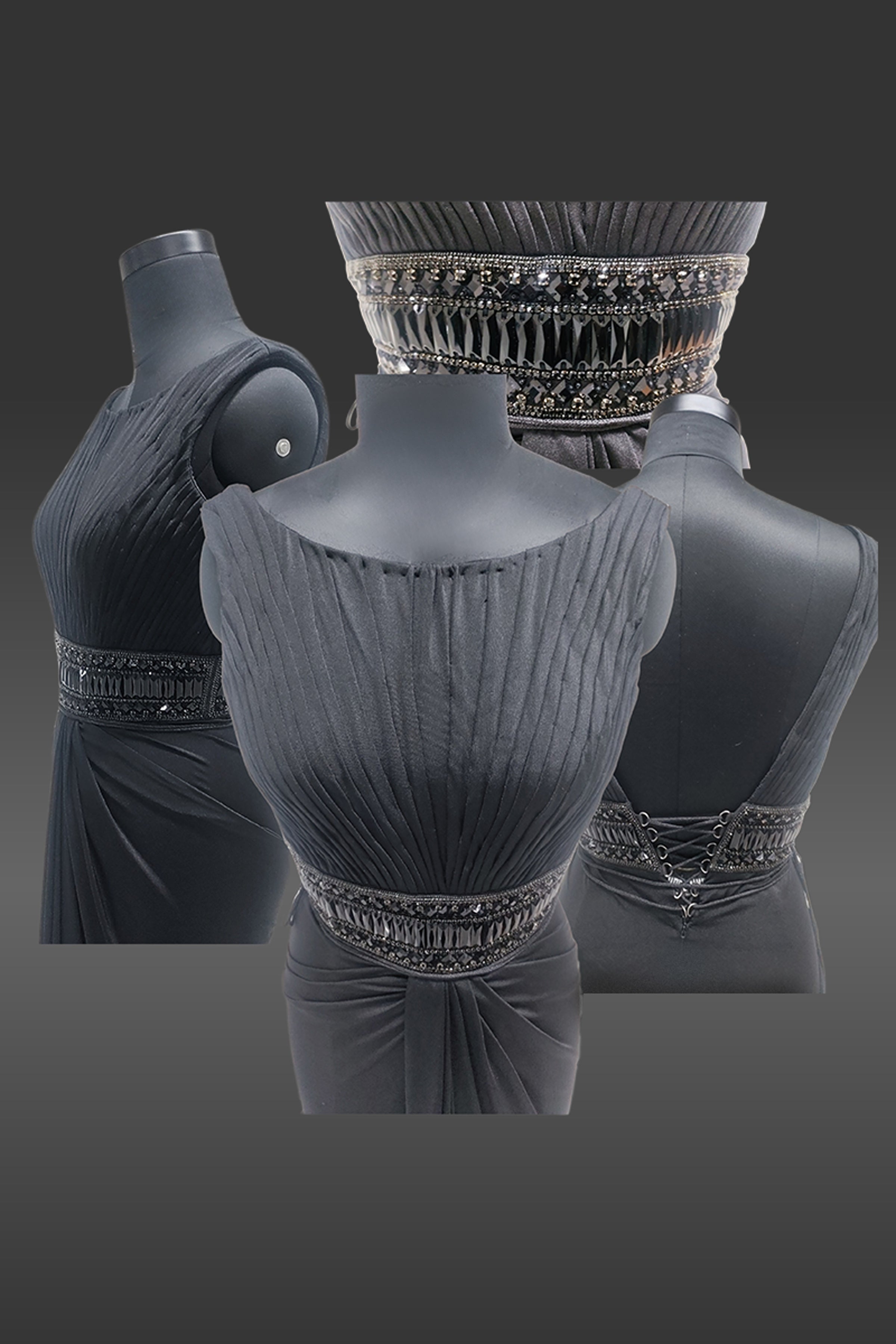 GOWN BLACK