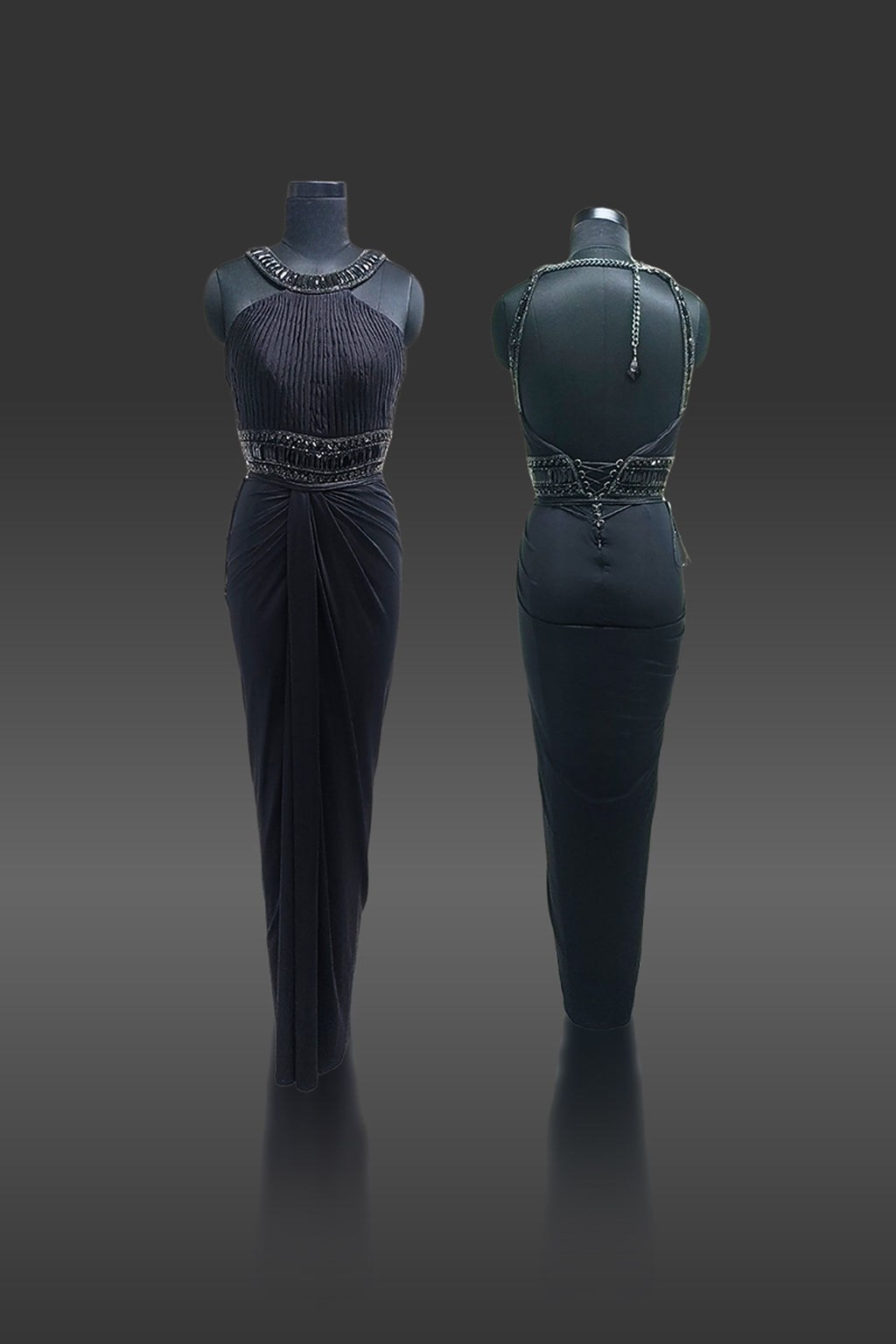 GOWN BLACK