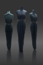 GOWN BLACK