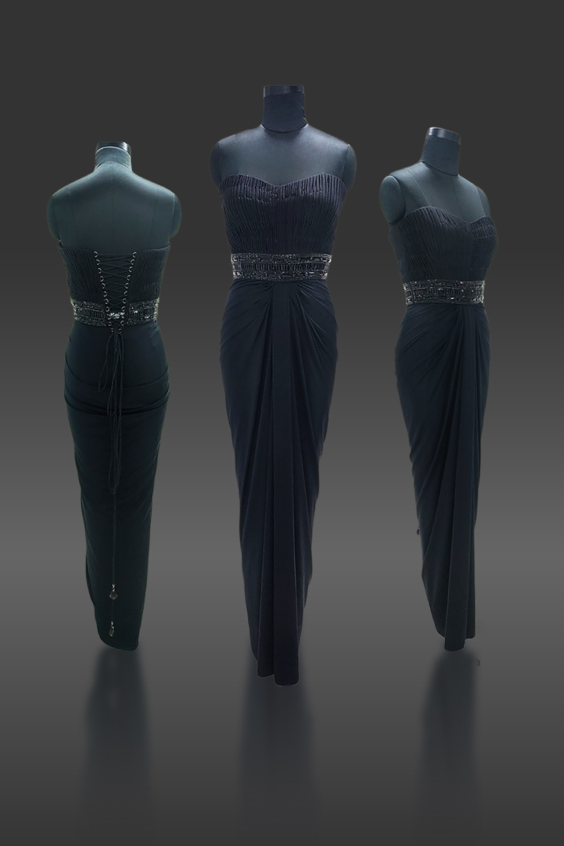 GOWN BLACK