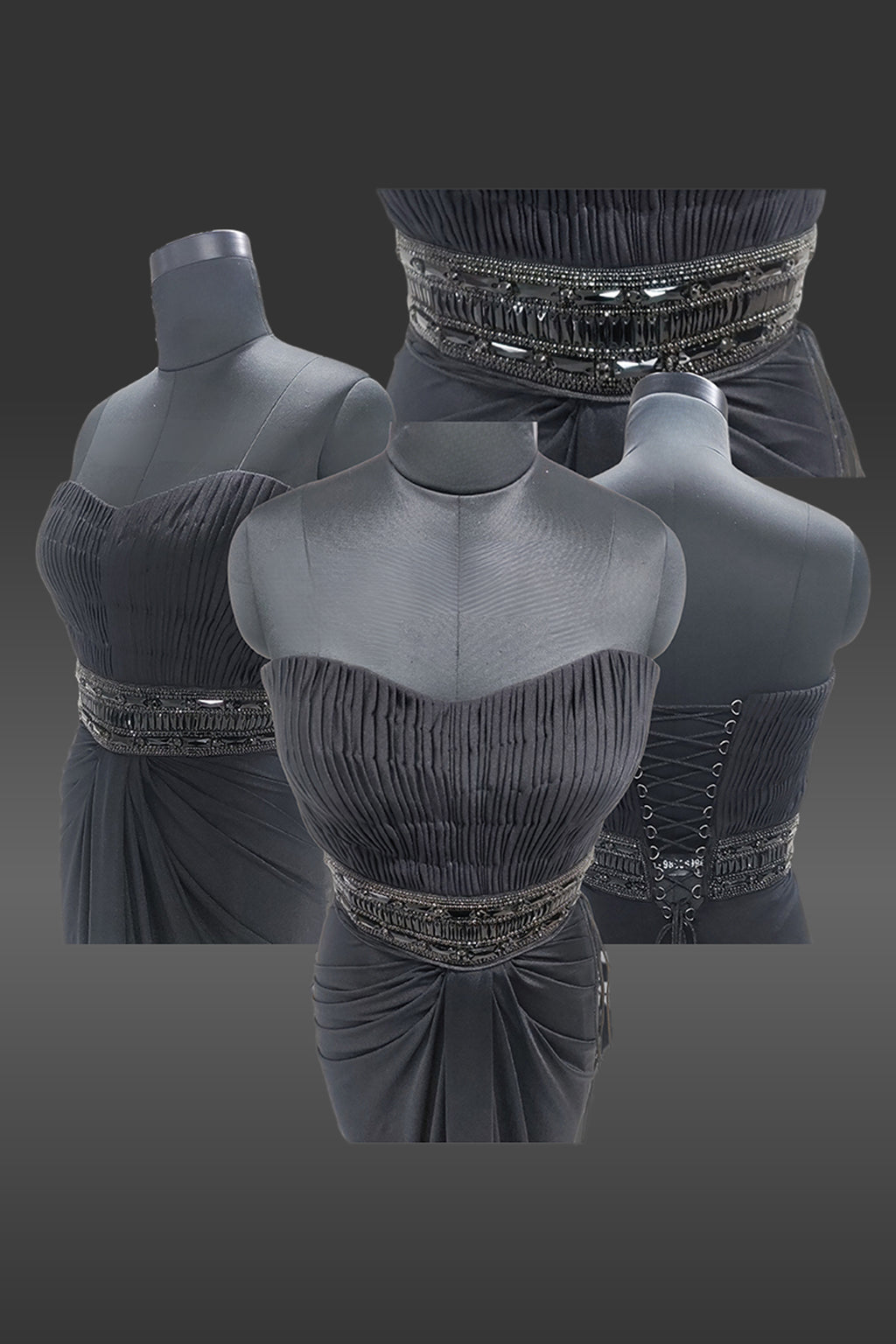 GOWN BLACK