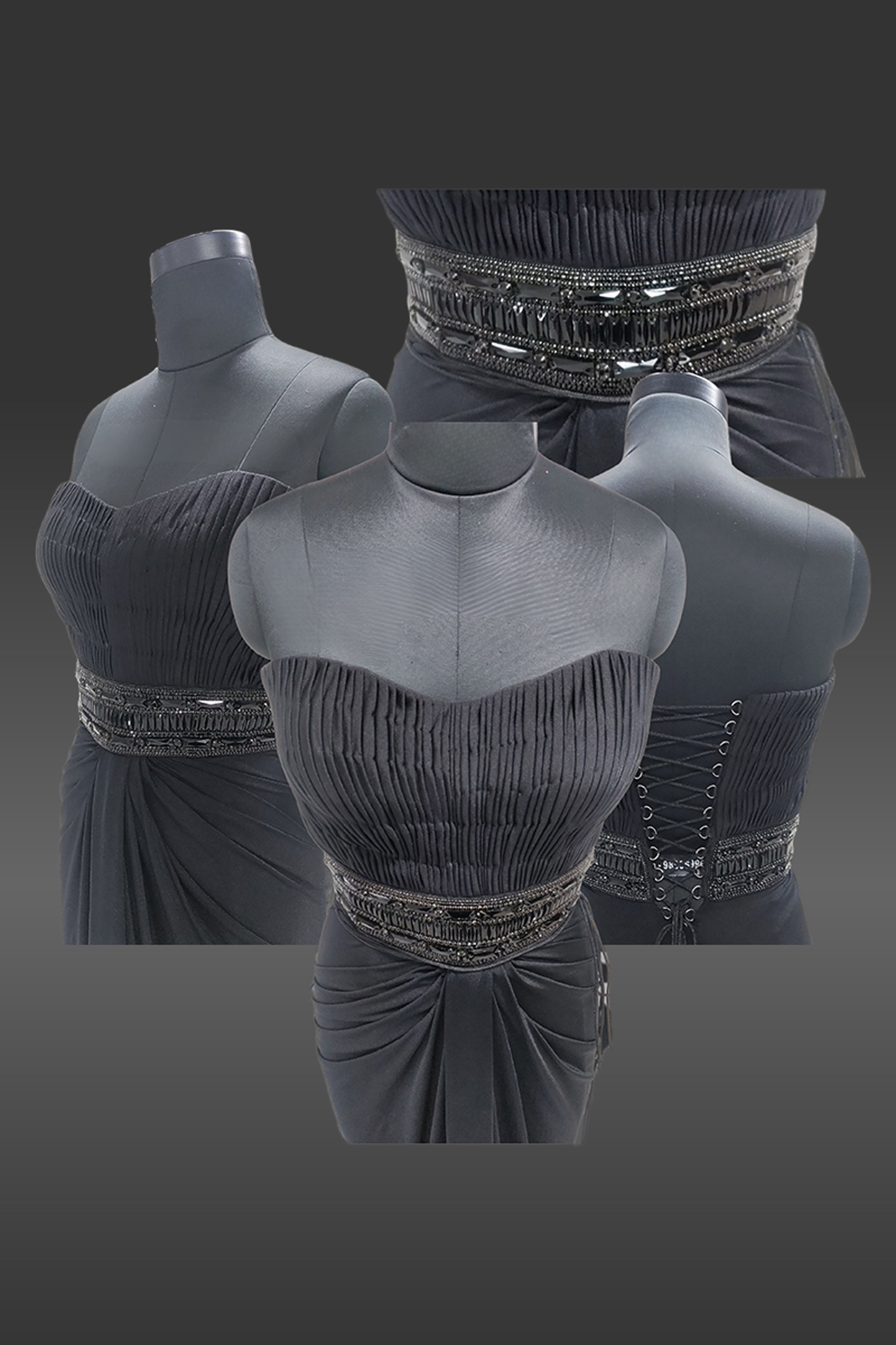 GOWN BLACK